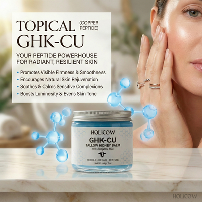 GHK-CU Whipped Tallow Honey Balm with Methylene Blue