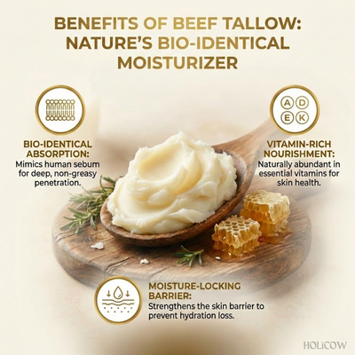 GHK-CU Whipped Tallow Honey Balm with Methylene Blue – Holicow