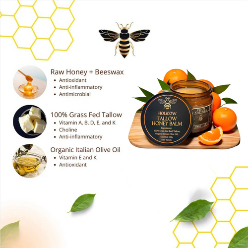 Organic Grass-Fed Beef Tallow Balm